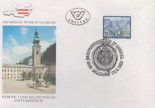 Österreich Mi.Nr. 1963 Stifte und Klöster, Erzabteil St. Peter Salzburg (17)