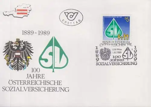 Österreich Mi.Nr. 1965 100 J. Sozialversicherung (5)