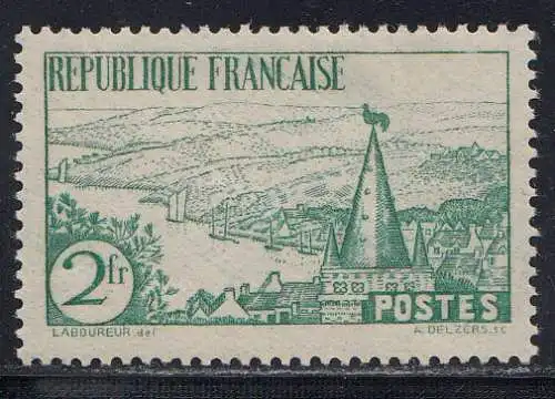 Frankreich MiNr. 296 Landschaften, Bretonische Flusslandschaft