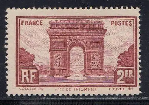 Frankreich MiNr. 263 Bauwerke: Arc de Triomphe