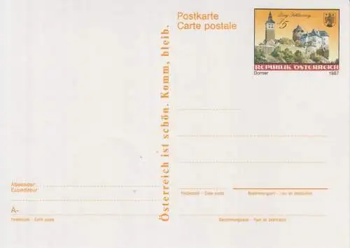 Österreich, Postkarte Mi.Nr. P 484 Burg Schlaining