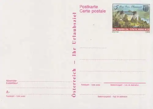 Österreich, Postkarte Mi.Nr. P 493 Burg Grein