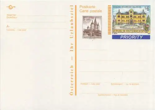 Österreich, Postkarte Mi.Nr. P 540 Schloss Hellbrunn, Salzburg