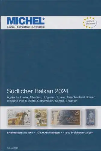 Michel Europa Katalog Band 7 - Südlicher Balkan 2024, 109. Auflage