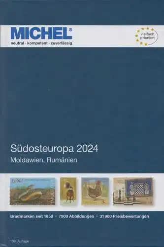 Michel Europa Katalog Band 4 - Südosteuropa 2024 109. Auflage Rumänien Moldawien