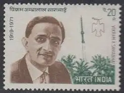 Indien Mi.Nr. 550 1.Todestag Vikram A. Sarabhai (20)