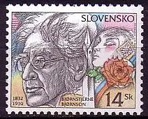 Slowakei Mi.Nr. 415 Persönlichk., Björnson, Schriftsteller+Nobelpreisträger (14)