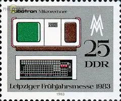 D,DDR Mi.Nr. 2780 Leipziger Frühjahrsmese 83, Robotron Mikrorechner (25)