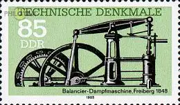 D,DDR Mi.Nr. 2958 Technische Denkmale, Balancier-Dampfmaschine (85)