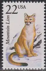 USA Mi.Nr. 1889 Nordamerikanische Fauna, Puma (22)