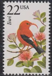 USA Mi.Nr. 1908 Nordamerikanische Fauna, Kleidervogel (22)