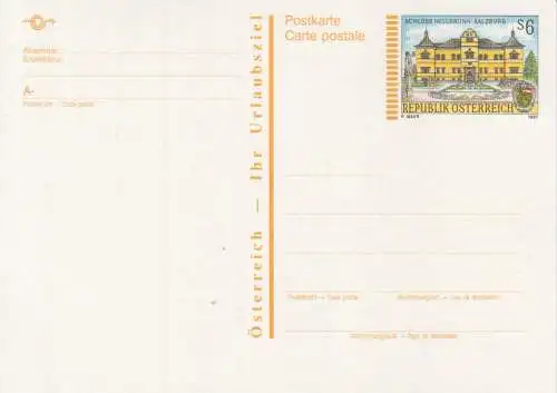 Österreich, Postkarte Mi.Nr. P 537 Schloss Hellbrunn, Salzburg