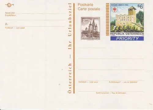 Österreich, Postkarte Mi.Nr. P 539 Schloss Landeck Tirol