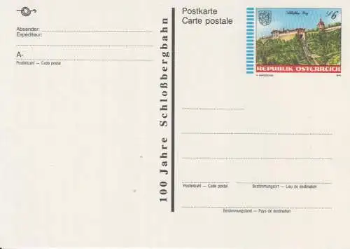 Österreich, Postkarte Mi.Nr. P 525 Schlossbergn Graz