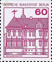 Berlin Mi.Nr. 611C Burgen u.Schl., Schloss Rheydt, oben geschn. (60)