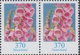 D,Bund Mi.Nr. 3501 Freim. Blumen, Fingehut, waag. Paar (2x 370)