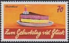 D,Bund Mi.Nr. 3233 Grußmarke Schreibanlässe, Zum Geburtstag viel Glück (70)