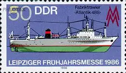 D,DDR Mi.Nr. 3004 Leipziger Frühjahrsmesse 86, Fabriktrawler (50)