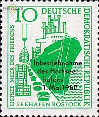 D,DDR Mi.Nr. 763 Hafen Rostock, MiNr. 663 m. Aufdr. Inbetriebnahme ..  (10)