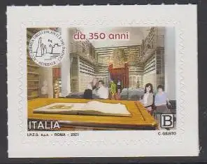 Italien MiNr. 4351, 350 Jahre Akademie der Wissenschaften, Bibliothek