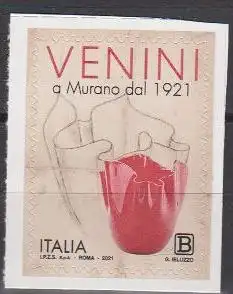 Italien MiNr. 4350, 100 Jahre Glasmanufaktur Venini, Murano