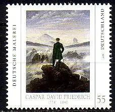 D,Bund Mi.Nr. 2840 Dt. Malerei, Wanderer über Nebelmeer von C.D.Friedrich (55)