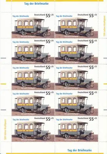 D,Bund Mi.Nr. Klbg.2456 Tag der Briefmarke, Kraftpostomnibus