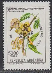 Argentinien Mi.Nr. 1580 Philatelistenverein Tucumán, Blume Tecoma stans (5000)