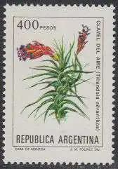 Argentinien Mi.Nr. 1605y Freim. Blumen, Tillandsia aëranthos (400)