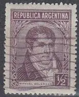 Argentinien Mi.Nr. 498 Freim. General Belgrano (1/2)