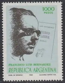 Argentinien Mi.Nr. 1548 Arg. Schriftsteller, Bernárdez (1000)