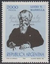 Argentinien Mi.Nr. 1549 Arg. Schriftsteller, Mansilla (2000)