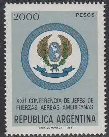 Argentinien Mi.Nr. 1555 Konferenz der Luftwaffen-Kommandeure Amerikas (2000)