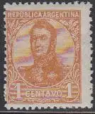 Argentinien Mi.Nr. 122 General José Francisco de San Martín (1)