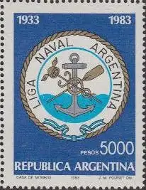 Argentinien Mi.Nr. 1623 Tag der Marine, 50 J.Argentinischer Marineverein (5000)