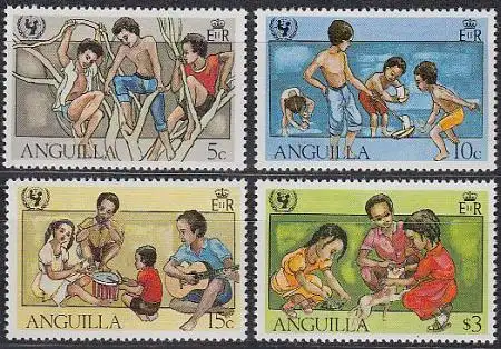 Anguilla Mi.Nr. 446-49 35 Jahre UNICEF (4 Werte)