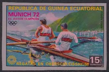 Äquatorialguinea Mi.Nr. A103 Olympia 1972 München, Rudern (15)