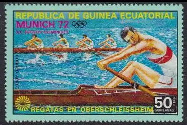 Äquatorialguinea Mi.Nr. 104 Olympia 1972 München, Rudern (50)