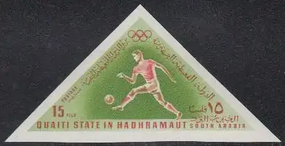 Aden Qu'aiti State Mi.Nr. 209B Olympia 1968 Mexiko, Fußball (15)