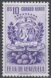 Venezuela Mi.Nr. 677 Tachira-Wappen, landwirtschaftliche Produkte (10)
