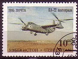 Usbekistan Mi.Nr. 78 Hubschrauber Kamow (10,00)