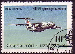 Usbekistan Mi.Nr. 82 Flugzeug, Iljuschin IL-76 (10,00)