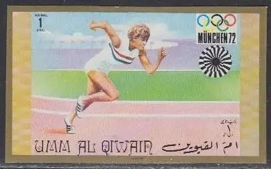 Umm al-Kaiwain Mi.Nr. 473B Olympia 1972 München, Sprint (1)