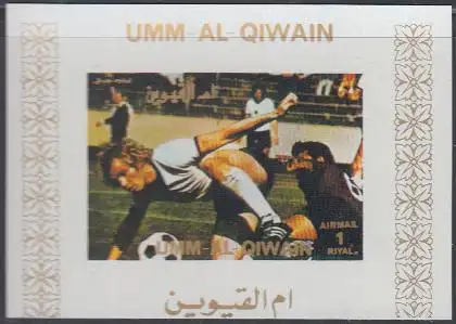 Umm al-Kaiwain Mi.Nr. 951B (Block) Olmypia 1972 München, Fußball (1)