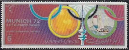 Umm al-Kaiwain Mi.Nr. 723 I A Olympia 1972 Sieger Segeln (5)