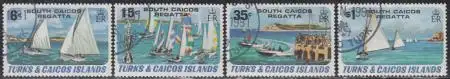 Turks- u.Caicos-Inseln Mi.Nr. 513-16 South Caicos Regatta (4 Werte)