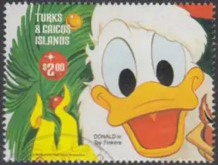 Turks- u.Caicos-Inseln Mi.Nr. 717 Weihnachten, Walt Disney, Donald Duck (2)