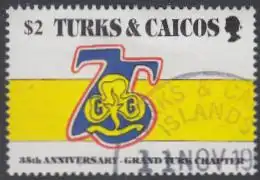 Turks- u.Caicos-Inseln Mi.Nr. 776 75Jahre Pfadfinderinnen (2)