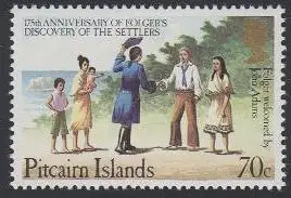 Pitcairn Mi.Nr. 232 Besuch von Kapitän Folger, Folger und Adams (70)