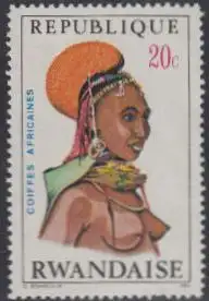 Ruanda Mi.Nr. 439A Afrik. Kopfbedeckungen, Westafrika (20)